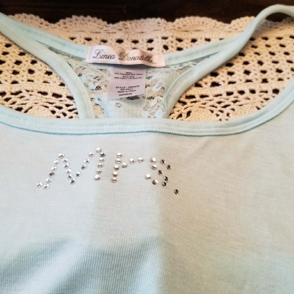 Linea Donatella Rinestone Tank top